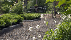 Landscape and garden design for home in White Plains, New York